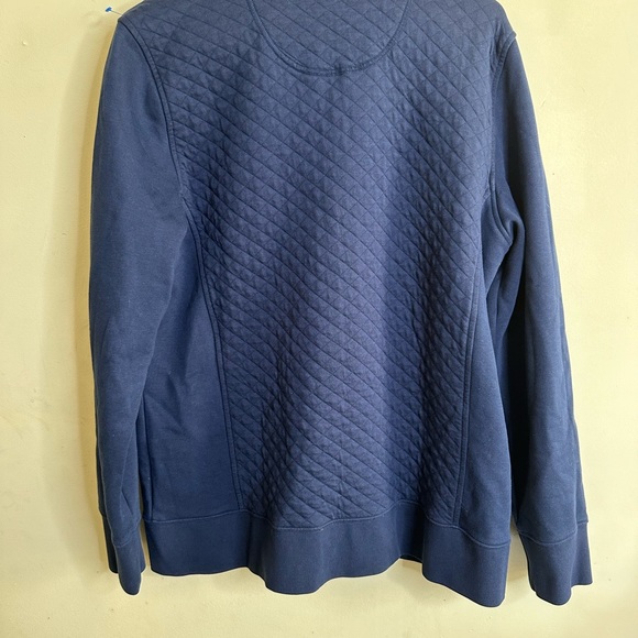 L.L. Bean Women's Quilted Full-Zip Sweatshirt size XL - Picture 4 of 4